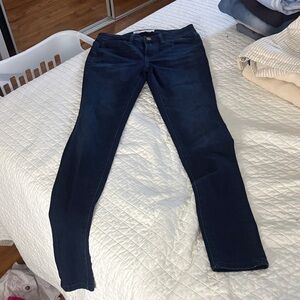 BKE Women's Dark Blue Skinny Jeans